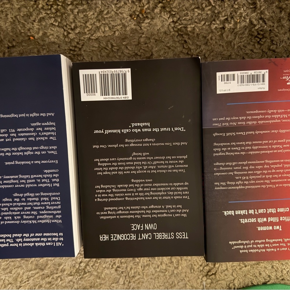 Thrilling Book Trio By Fredia McFadden - Picture 2 of 3